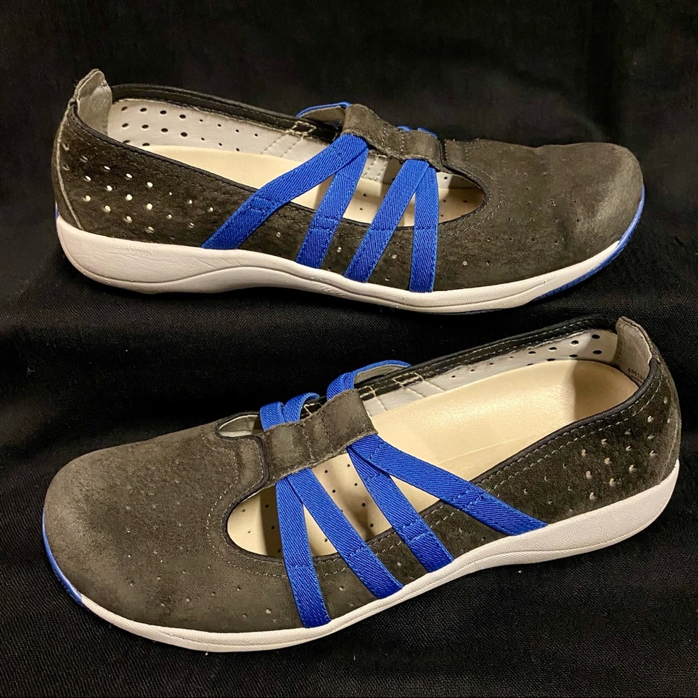 Dansko Casual Gray & Blue Shoes